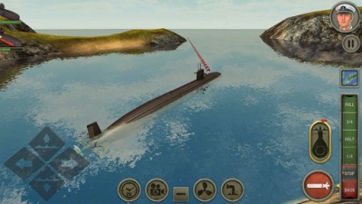 Вражеские воды : битва подводной лодки и корабля screenshot №2