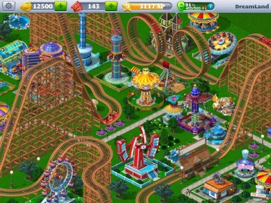 RollerCoaster Tycoon® 4 Mobile v 1.13.9 [ВЗЛОМ на деньги] скриншот №1