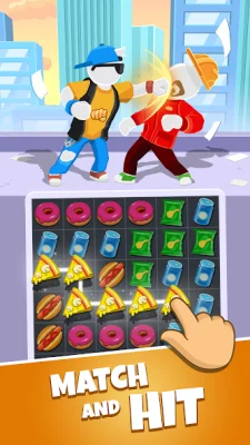 Match Hit Puzzle Fighter screen 1