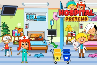 My Pretend Hospital Town Life screenshot №2